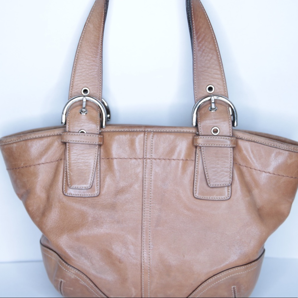 Coach Soho  Tan Leather 9544